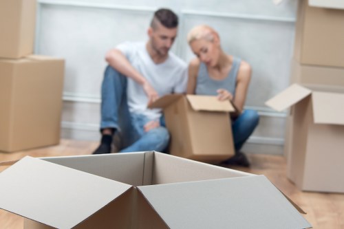 Upton Storage concept showing organized boxes and space-saving solutions