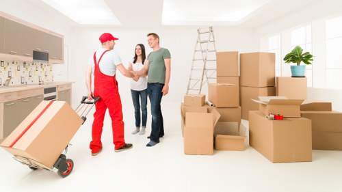 Organized storage unit in Upton suitable for furniture, records, and seasonal items