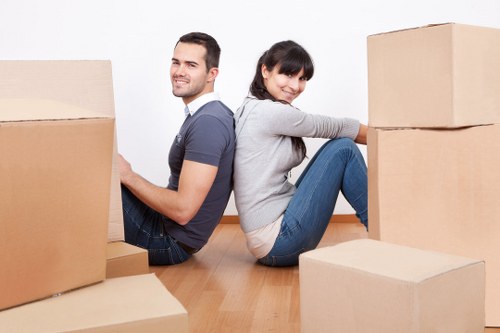 Organized household storage space in Upton for seasonal and family items