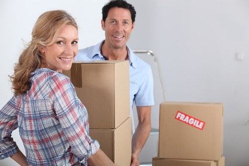 Local removals team planning a house move in Upton