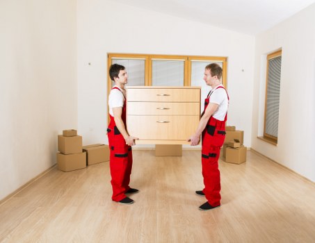 Furniture prepared for safe house removals in Upton