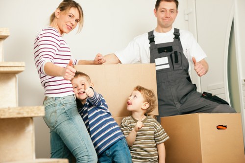 Packing and protective materials used for removals in Upton